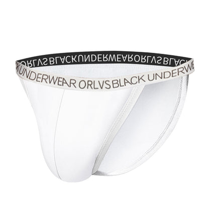 Men's Briefs Stylist Underwear in White by Gallery Man