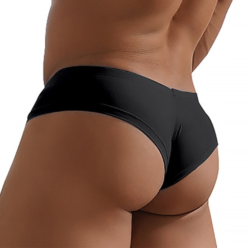Men's Quality Briefs Thin Soft Comfortable Underwear in Black by Gallery Man
