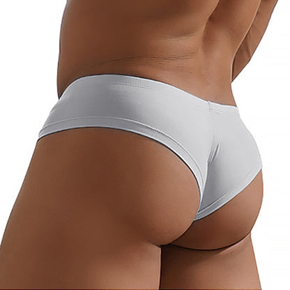 Men's Quality Briefs Thin Soft Comfortable Underwear in White by Gallery Man